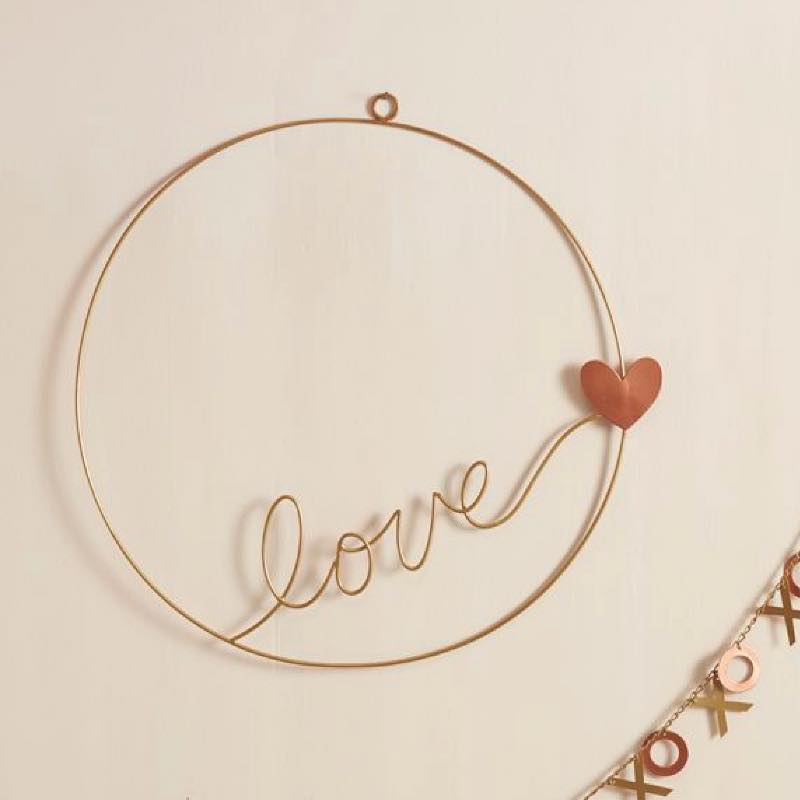 True Love Metal Wreath