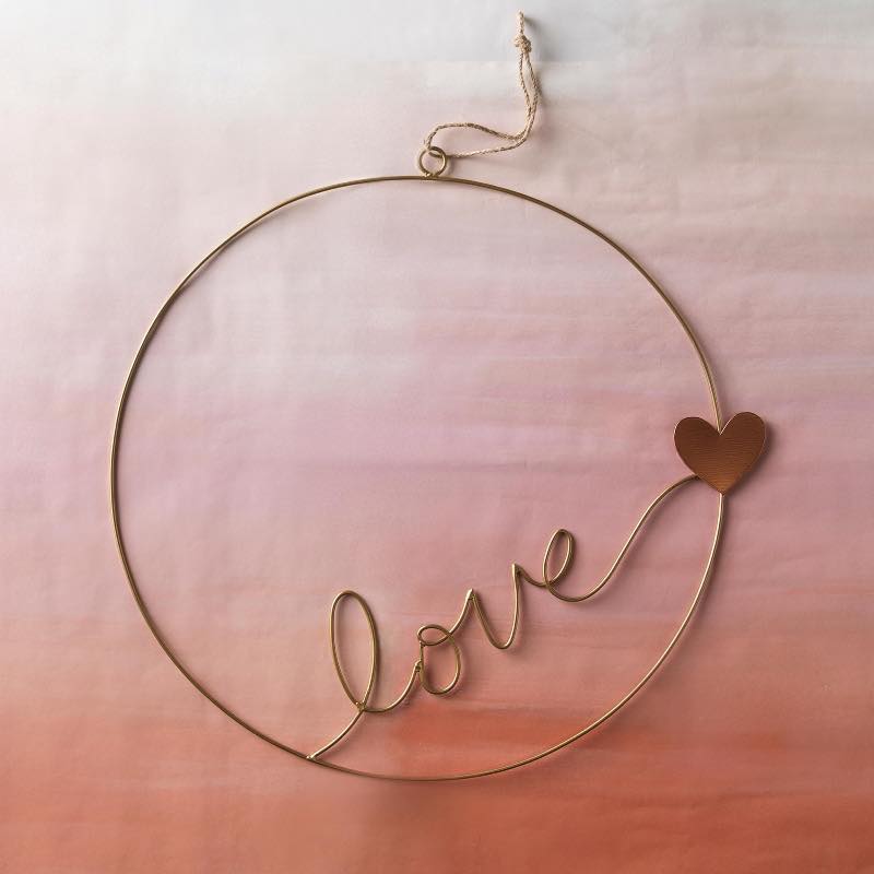 True Love Metal Wreath