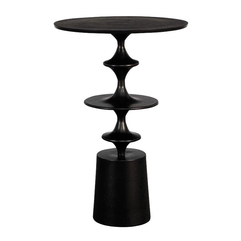 Flight Black Accent Table