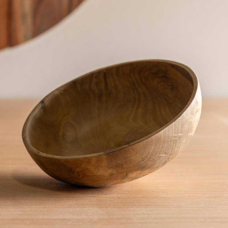 Axis Teak Wood Bowl