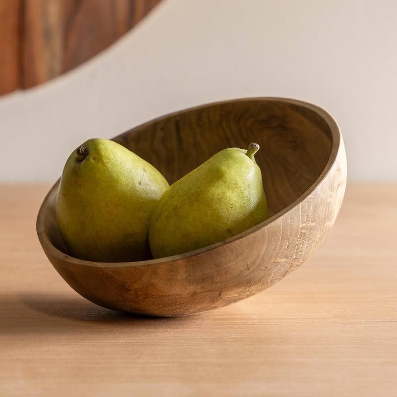 Axis Teak Wood Bowl