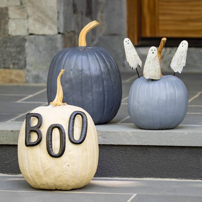 Boo Pumpkin Picks, Set of 3