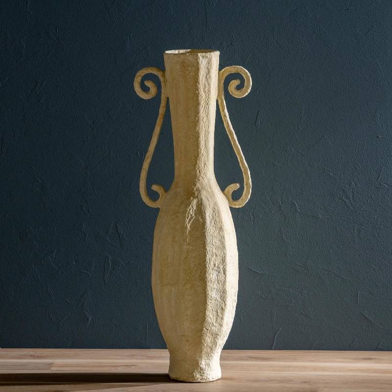 Tall Paper Mache Florentine Vase