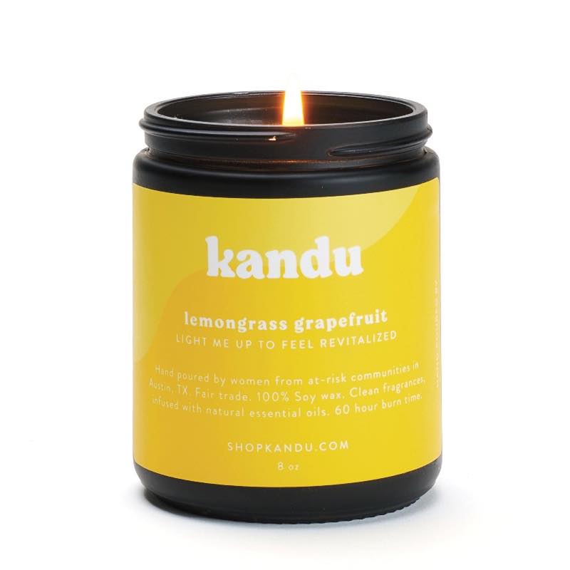 Lemongrass Grapefruit Soy Candle