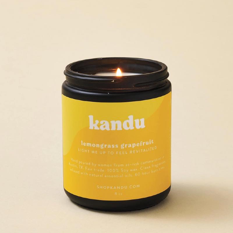 Lemongrass Grapefruit Soy Candle