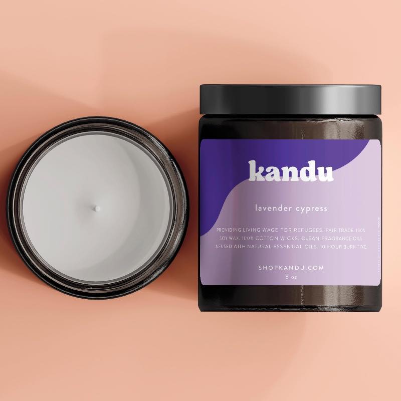 Lavender Cypress Soy Candle