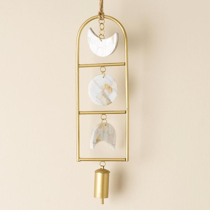 Chayana Moon Phase Mother of Pearl Wind Chime