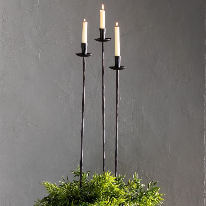 Garden Stake Taper Candle Holder