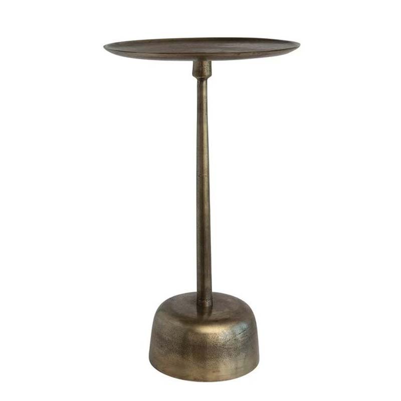 Antique Brass Alumiinum Side Table