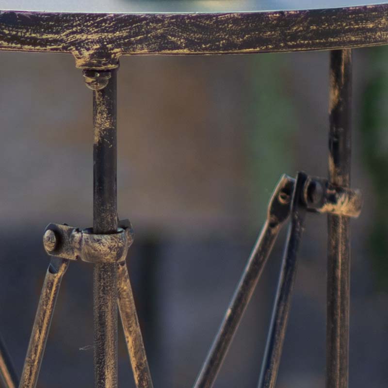 Bronze Metal  Accent Table