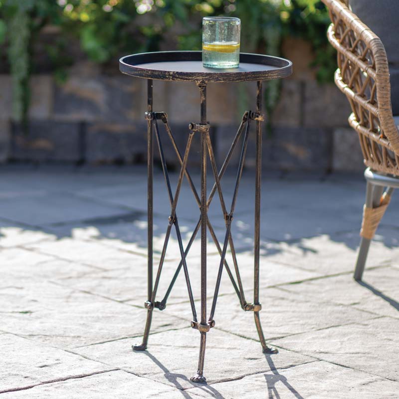 Bronze Metal  Accent Table