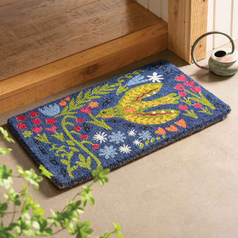 Folk Art Coir Mat