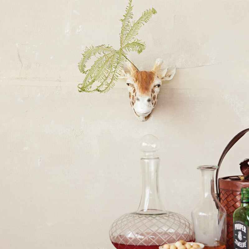 Giraffe Head Wall Vase