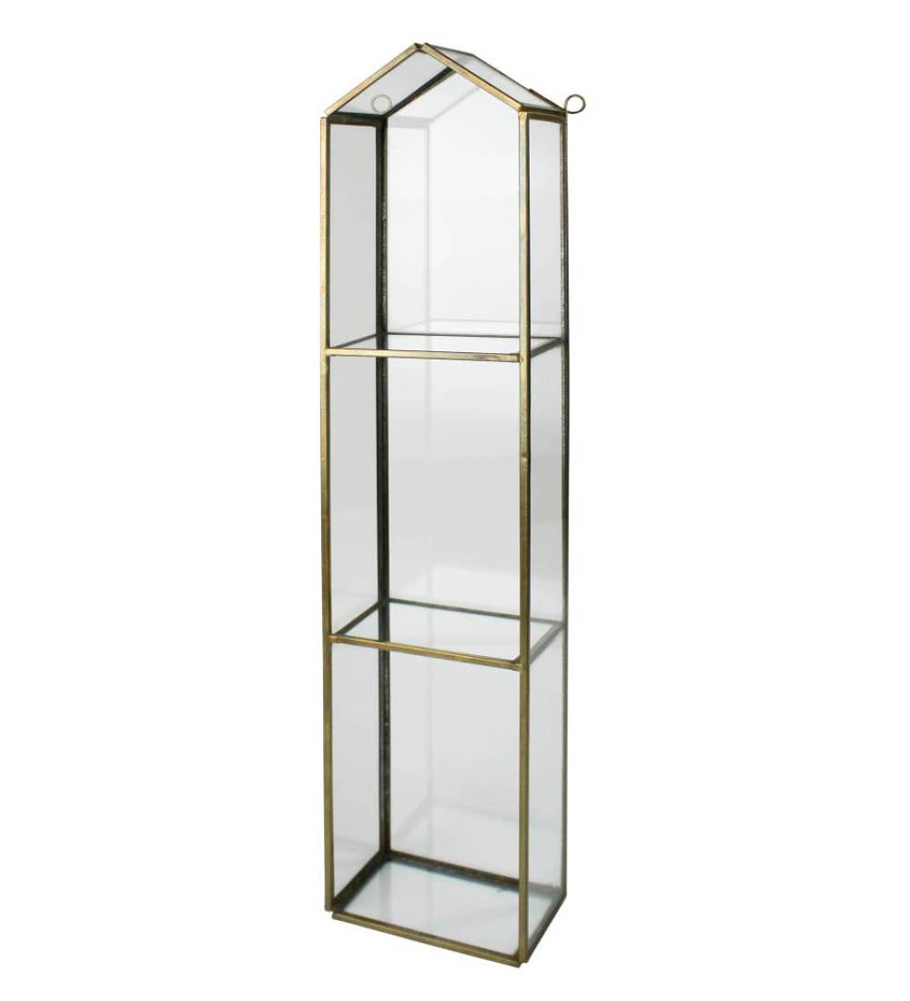 Wall-Mounted Glass House-Shaped Shelf Collection | VivaTerra