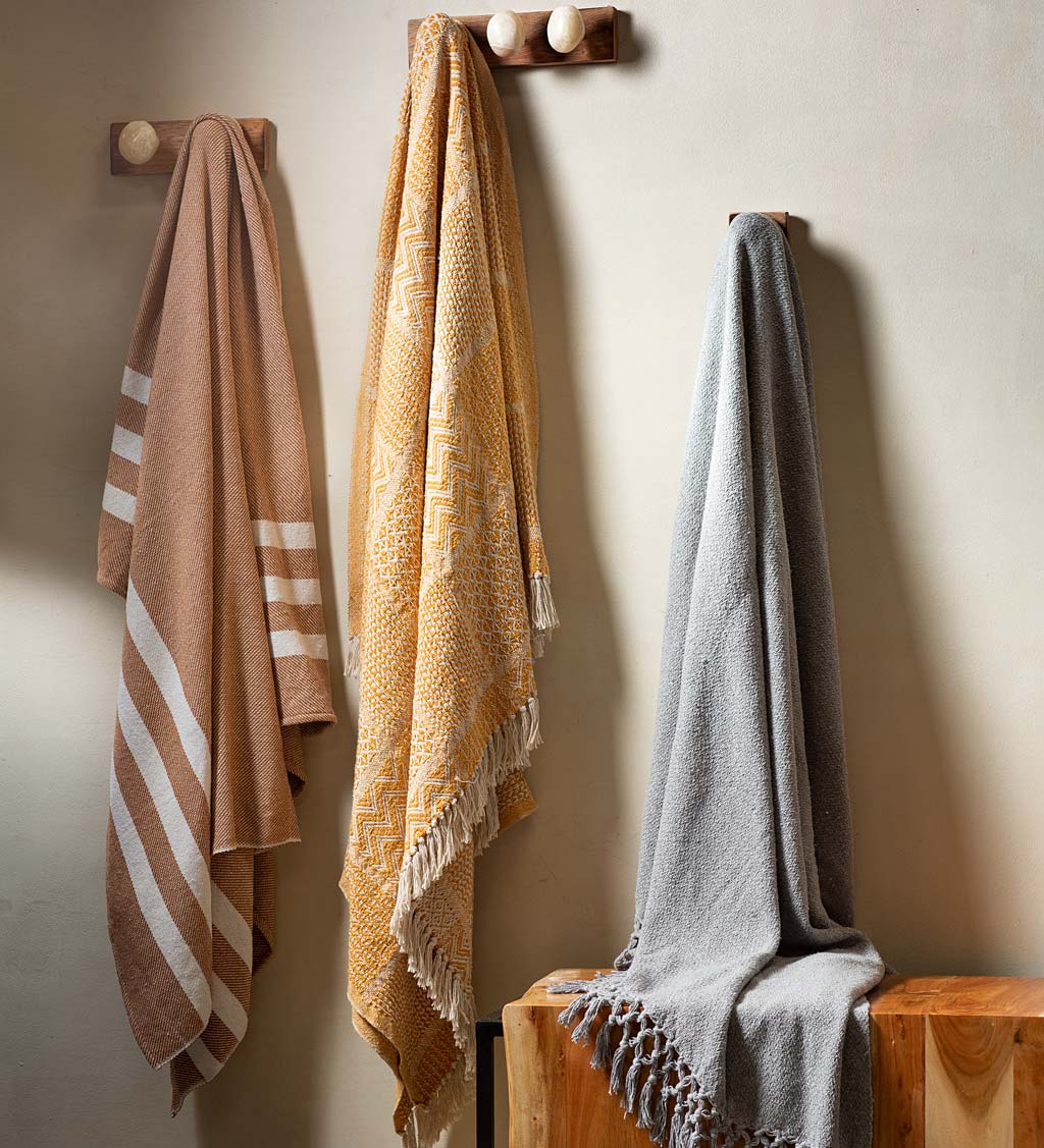 Recycled Cotton Throw Collection | VivaTerra