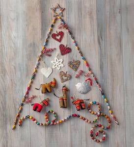 Fair Trade Wire and Paper Bead Star Ornament | VivaTerra