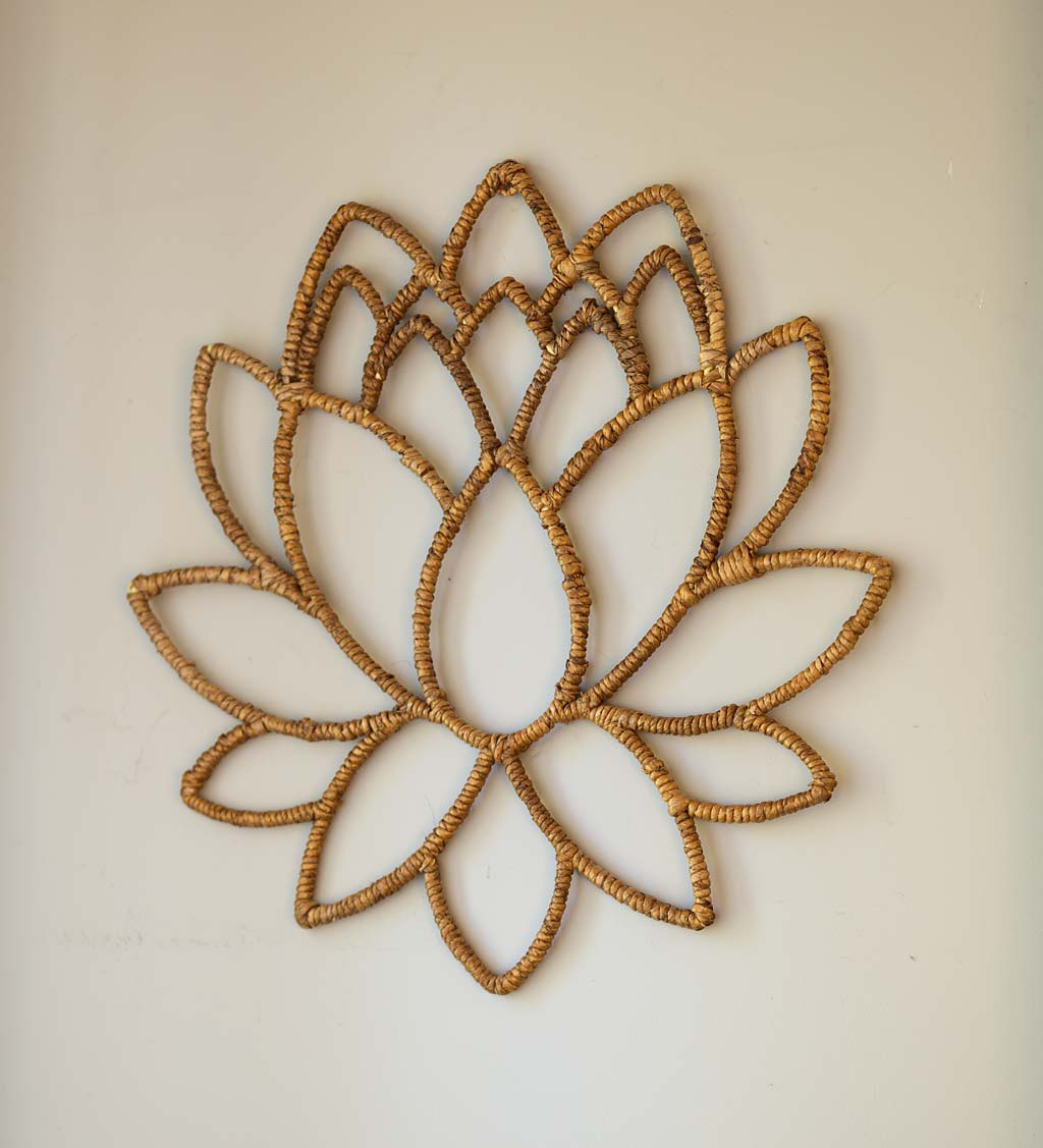Woven Lotus Wall Art | VivaTerra