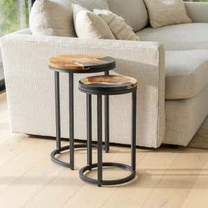 Daily Sweepstakes  Round accent table, Accent table, Sofa end tables